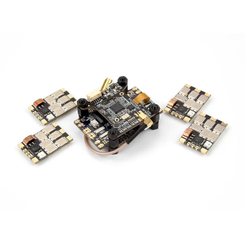 

Holybro Kakute F7 AIO OSD BEC Flight Controller & Atlatl HV V2 FPV Transmitter & 4PCS 65A BL_32 Tekko32 F3 ESC for RC Drone