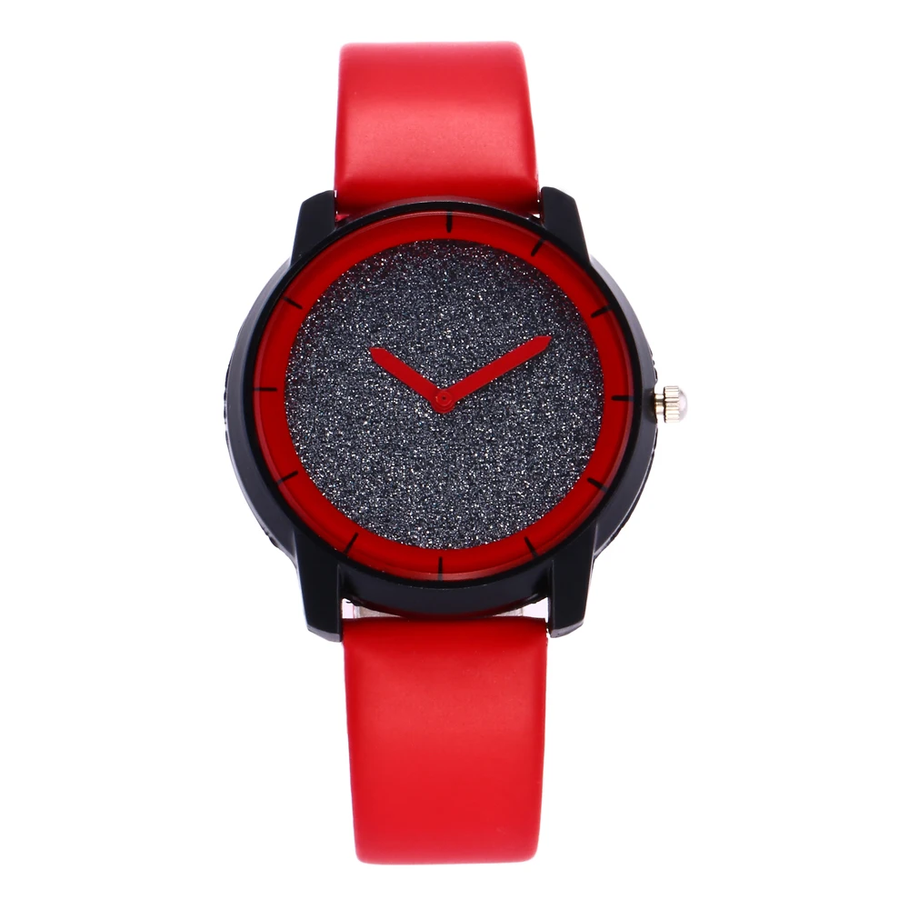 Лидер продаж люксовый бренд Для женщин часы дамы Дизайн Наберите Band Аналоговое кварцевые наручные часы Мода Стиль кожа pu часы Прямая