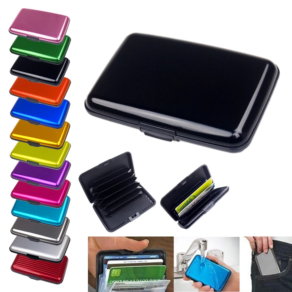 

Business Id Credit Card Holder Wallet Pocket Case Anti Rfid
