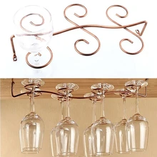 Neue 1 STÜCK 6/8 Wein Glas Rack Stemware Hängen Unter Kabinett Halter Bar Küche Schrauben