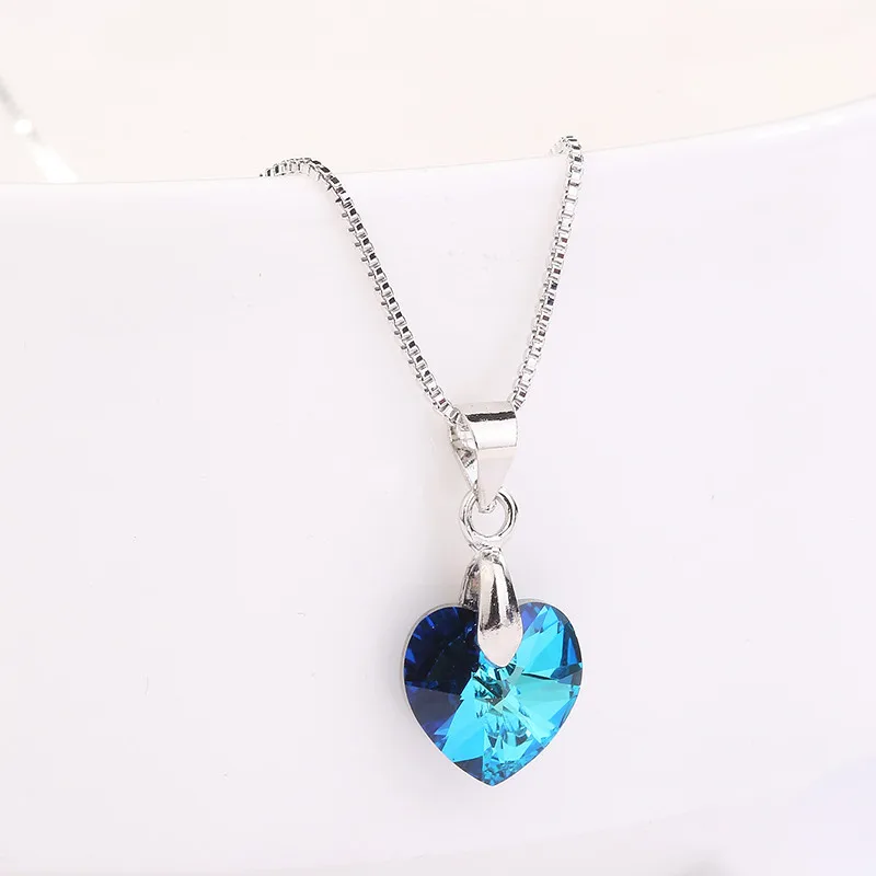 Милое мини ожерелье с подвеской в виде сердца Xilion Ms Betti 2018 кристаллом от Swarovski
