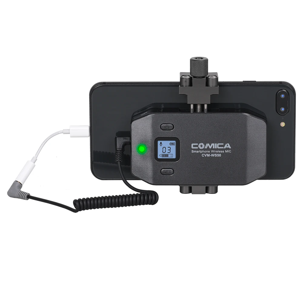 Comica CVM-WS50 Wireless Handheld Microphone UHF 6