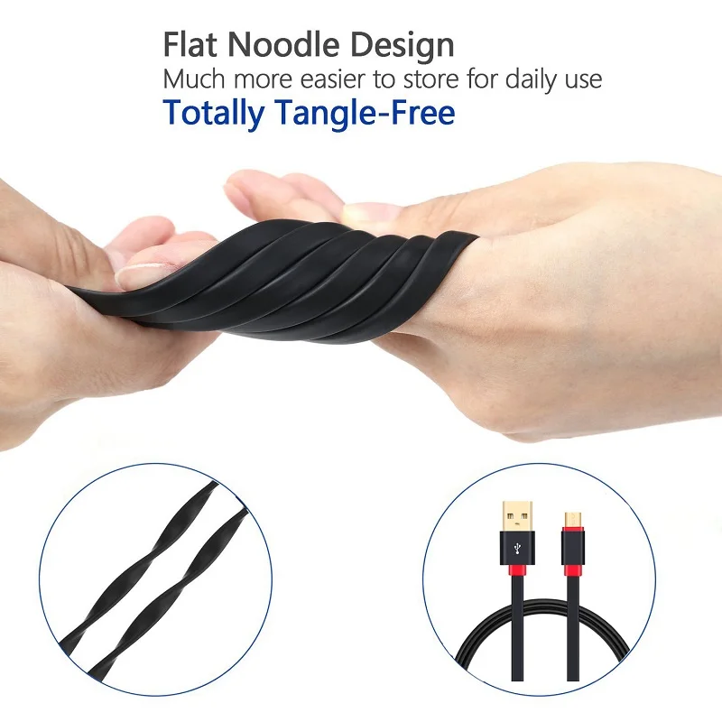 Lungfish Micro USB Cable 2.0 Charger & Sync 2 in 1 Flat Noddle Design 0.3m 1m 1.5m 2m 3m For Android phones for Lenove/MP3 Lungfish Micro USB Cable 2.0 Charger & Sync 2 in 1 Flat Noddle Design 0.3m 1m 1.5m 2m 3m For Android phones for Lenove/MP3