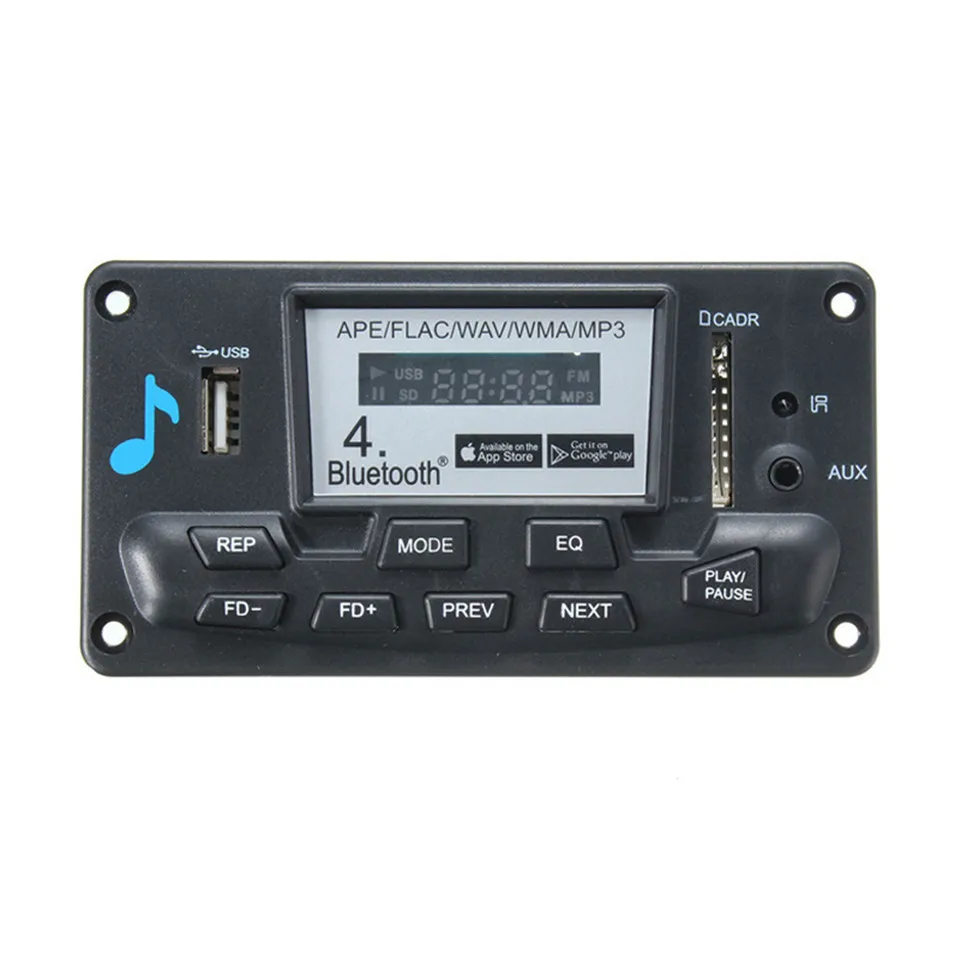 YKSO Bluetooth 4.0 MP3 Decoding Board Module Audio Digital LED Screen MP3 Players Accessories 12V Audio MP3 Decoder (7)