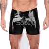 100% handmade rubber boxes short pants 1