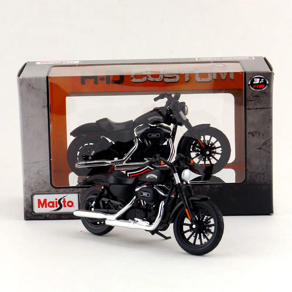 

Free Shipping/Maisto Toy/Diecast Metal Motorcycle Model/1:18 Scale/H-D 2014 Sportster Iron 883/Educational Collection/Gift