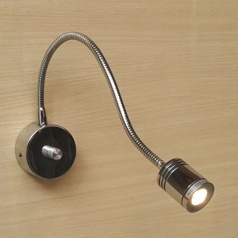 

Topoch Minimalist Car LED Lights Focusing Lens Knob On/Off/ Dimmer Switch DC12V CREE LED 3W 200LM for Room RV Boat Chrome Plated