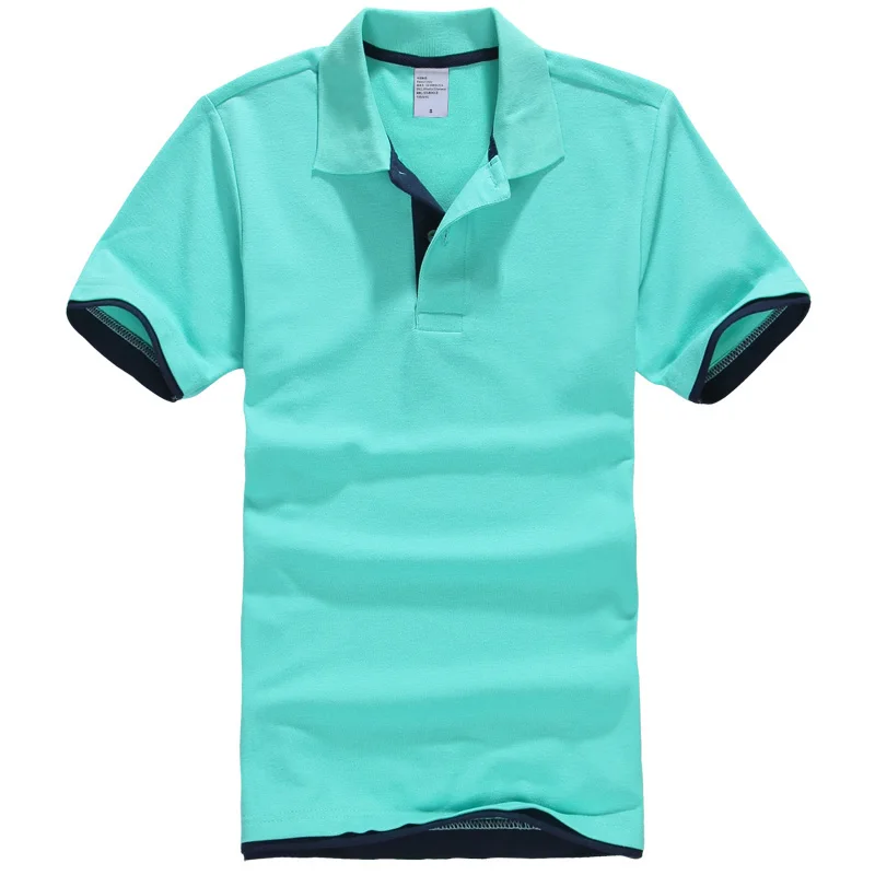 Мужские рубашки поло, мужские дизайнерские рубашки поло, мужская хлопковая рубашка с коротким рукавом, одежда, Майки для гольфа, тенниса, поло, Прямая поставка ABZ105 - Цвет: green navy