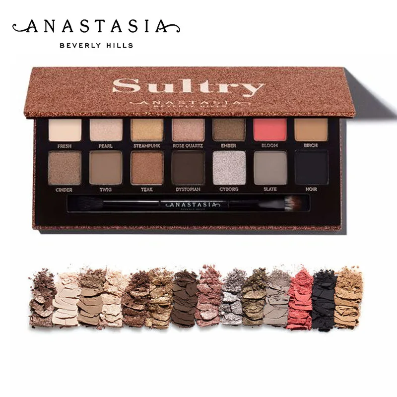 

Anastasia beverly hills make up SULTRY Eyeshadow Matte Eye Shadow Glitter Makeup Palette Eyeshadow Anastasia Makeup