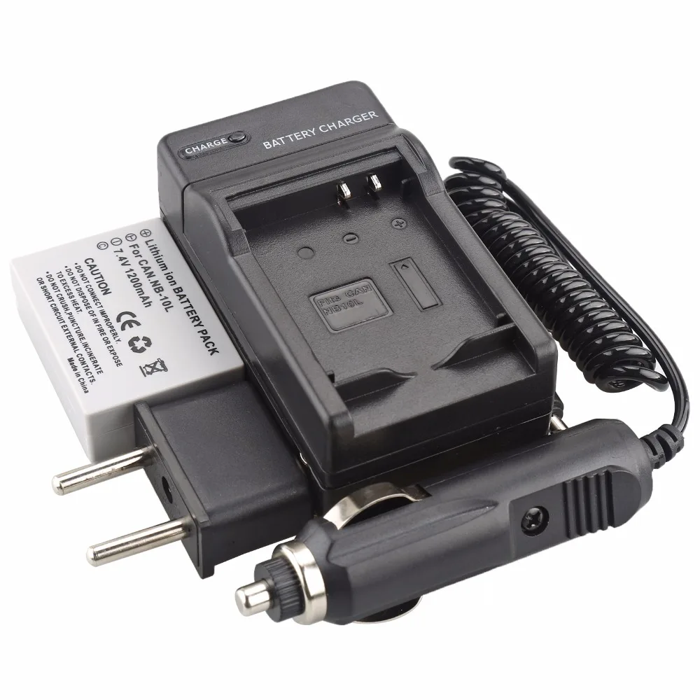 Probty Nb-10L Nb 10L Nb10L Digitale Batteria + Caricabatterie Dc Kit Per Canon G1X G15 G16 Sx40Hs Sx50Hs Sx60Hs Sx40 Sx50 Sx60 Fotocamera