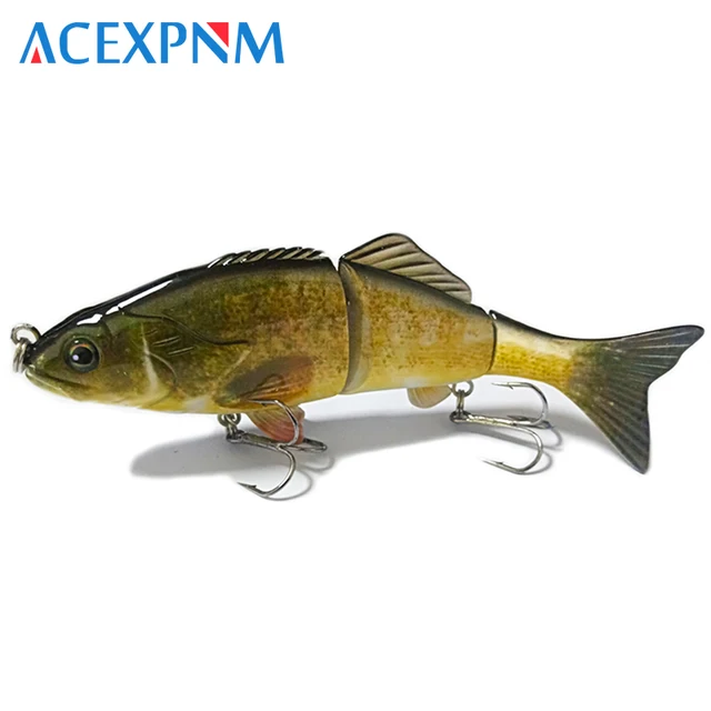 US $7.28 2019 New Hard Fishing Lure 3 Segments Artificial Lure Multi Jointed Swimbait Lifelike Crankbait Sin