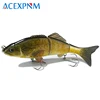 2024 New Hard Fishing Lure 3 Segments Artificial Lure Multi Jointed Swimbait Lifelike Crankbait Sinking Wobblers 50g 15cm 1