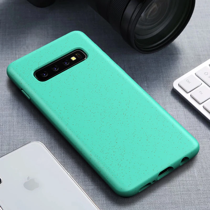 

For Samsung Galaxy S10 Plus Case Eco-friendly Silicone Case For Samsung S10 S10E Phone Cover Candy Color Starry Sky (XS0621)