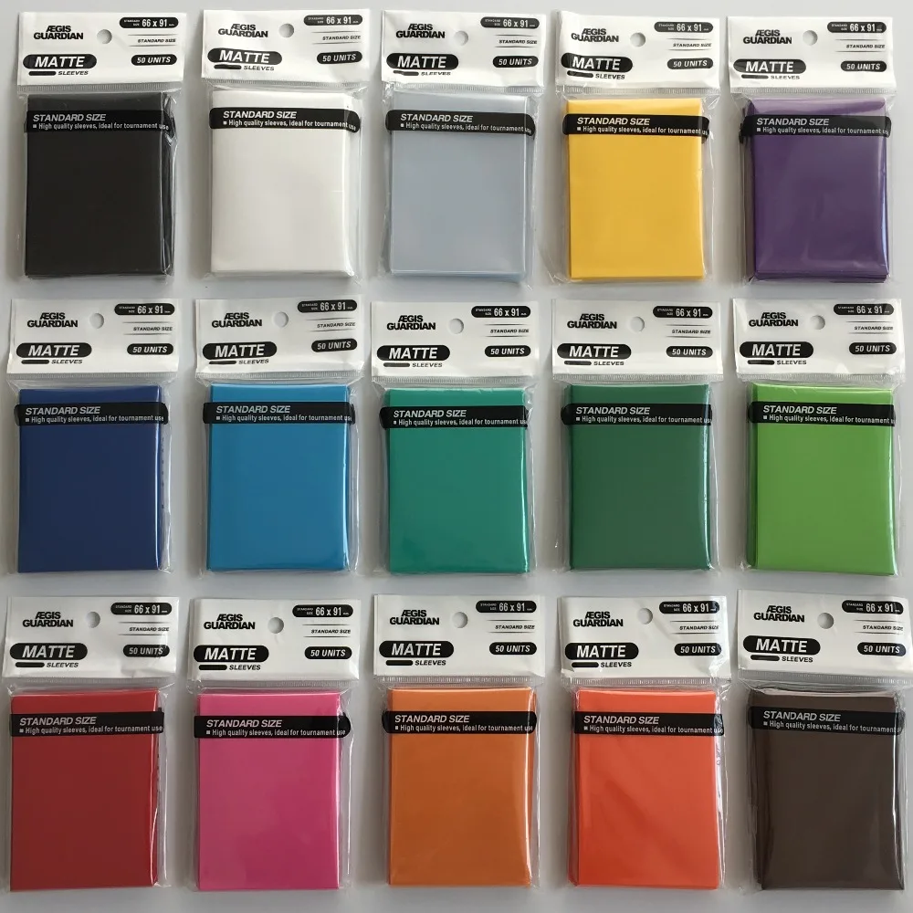 standard size board game and matte 66 91mm trading card sleeves deck trading card size