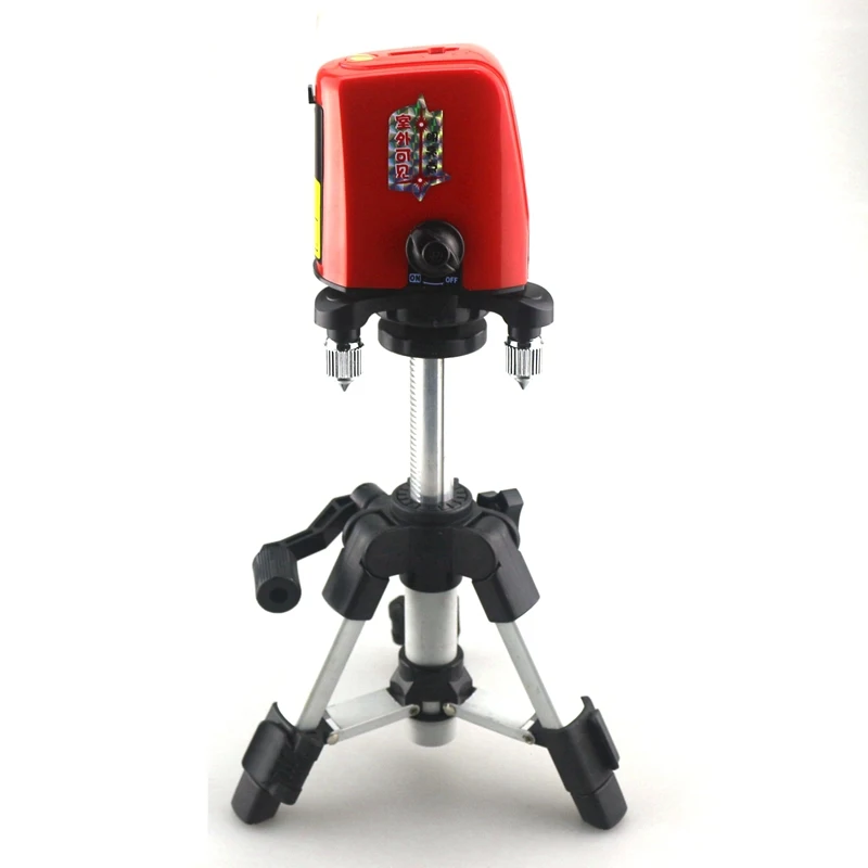 Лазерный уровень ACUANGLE A8827D, 3 линии, 3 точки, красные Лазерные уровни с треногой AT280