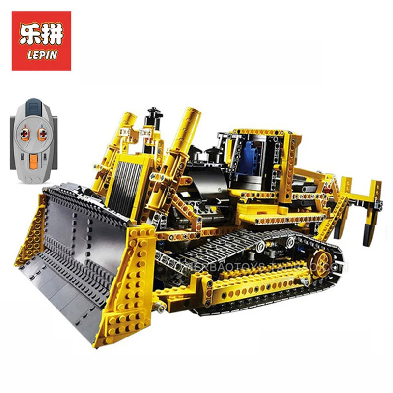 

In Stock DHL Lepin Set 20008 1384Pcs Technic Figures Motorized Bulldozer Model Building Kit Blocks Bricks Educational Toys 8275