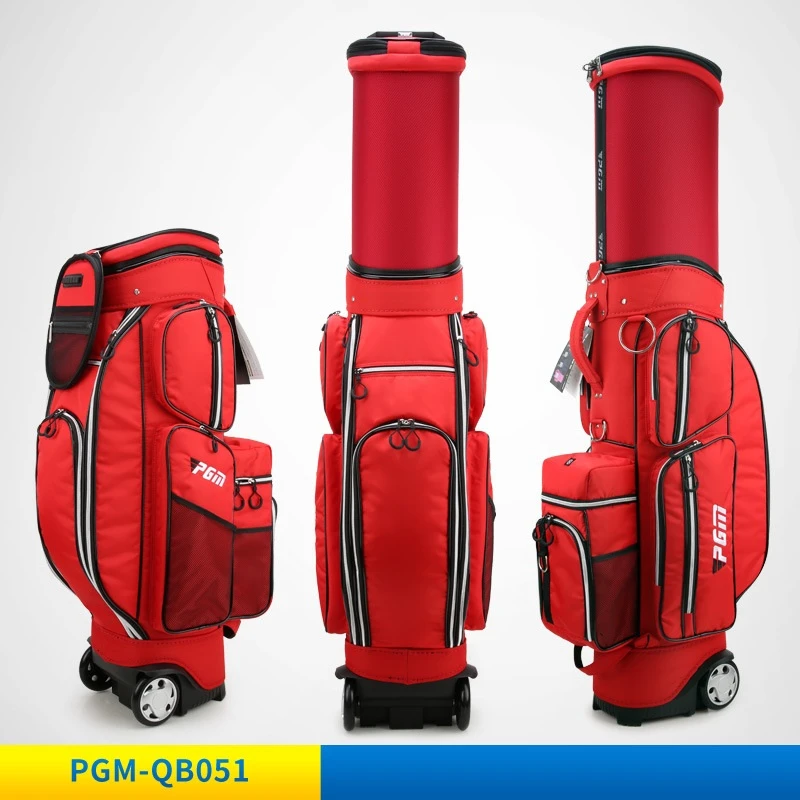 Pgm Golf Sport Package Bags Stand Wheels Men s Golf Standard Bag Professional Ball Staff Bag Waterproof Aviation Bags D0477