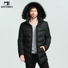 KENNTRICE зимняя куртка мужская камуфляжная военная куртка тонкое плотное пальто камуфляжная Теплая мужская парка куртки средней длины