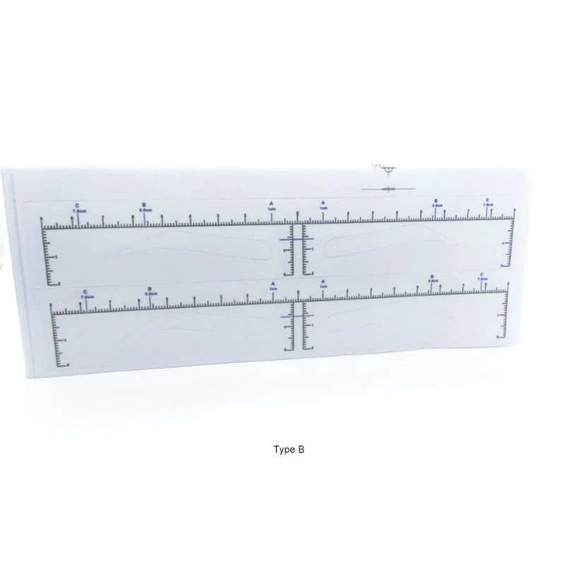 Микроблейдинг стикер одноразовые татуировки брови стикер s Ruler3D бровей инструменты для формирования аксессуары для татуировки руководство по рисованию макияж