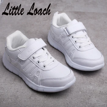 

Leather or Mesh Sports Shoes for Boys Girls Outdoor Running Shoes Size26-40 Breathable Casual White Shoe Spring Summer Sneakers