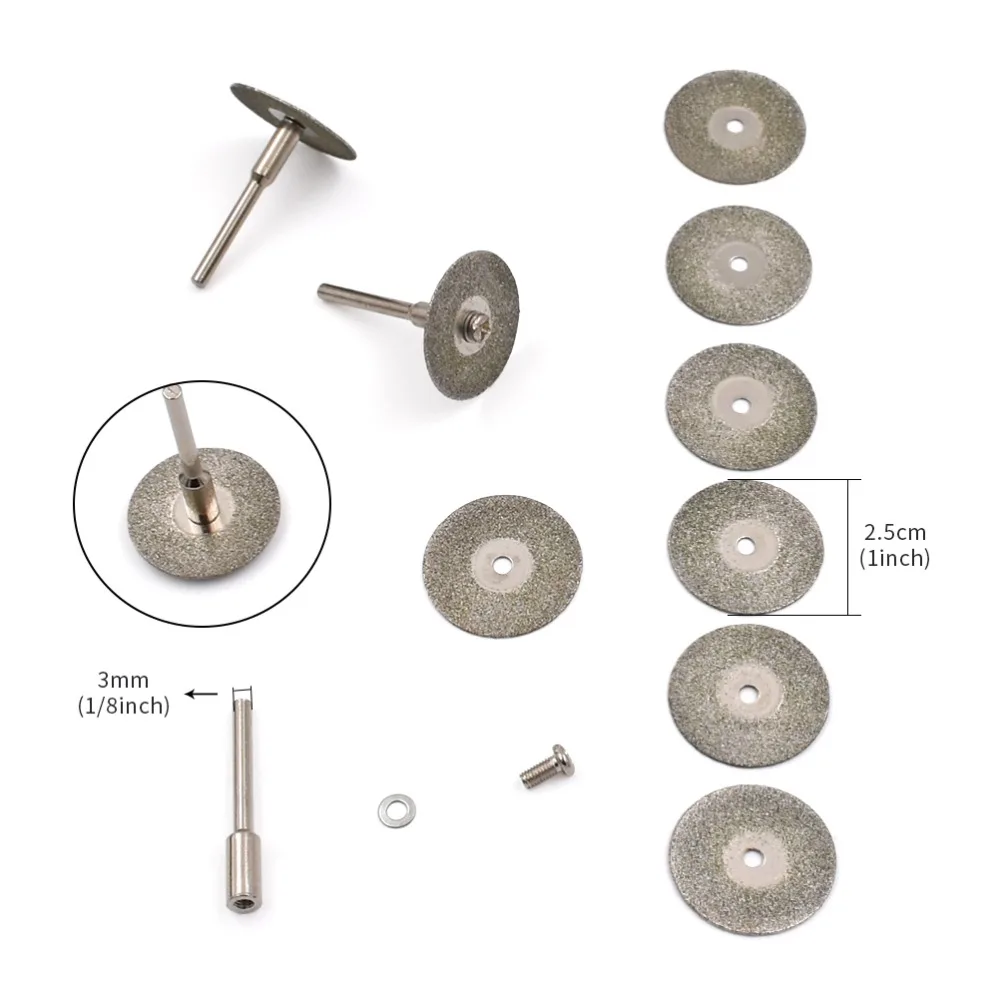 30 шт Ротационные Инструменты дисковые пилы дерево металл камень пильное полотно диски с держателем для Dremel; комплектующие