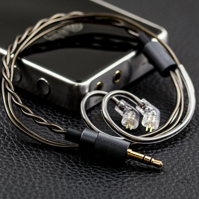 HiBy Jack 3 5mm Gold Plated Adapter Swappable plug Connector Headphone Cable 0 78mm 2 Pins MMCX 