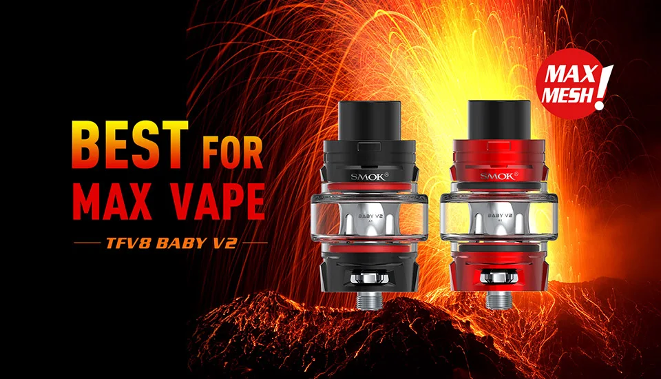 SMOK TFV8 Baby V2 A1 A2 A3 S1 S2 K1 K4, версия катушки, 2 восьмиугольных ядра для V8 BABY V2, атомайзер, вид, Mag Grip Vape