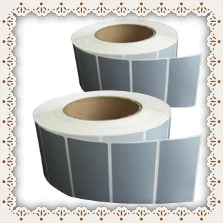 

60*50*1000 bar code label paper anti tear PET self-adhesive label waterproof sticker pet paper in roll for printer