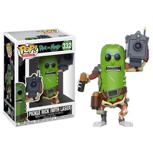 Pickle Rick With Laser Action Figure