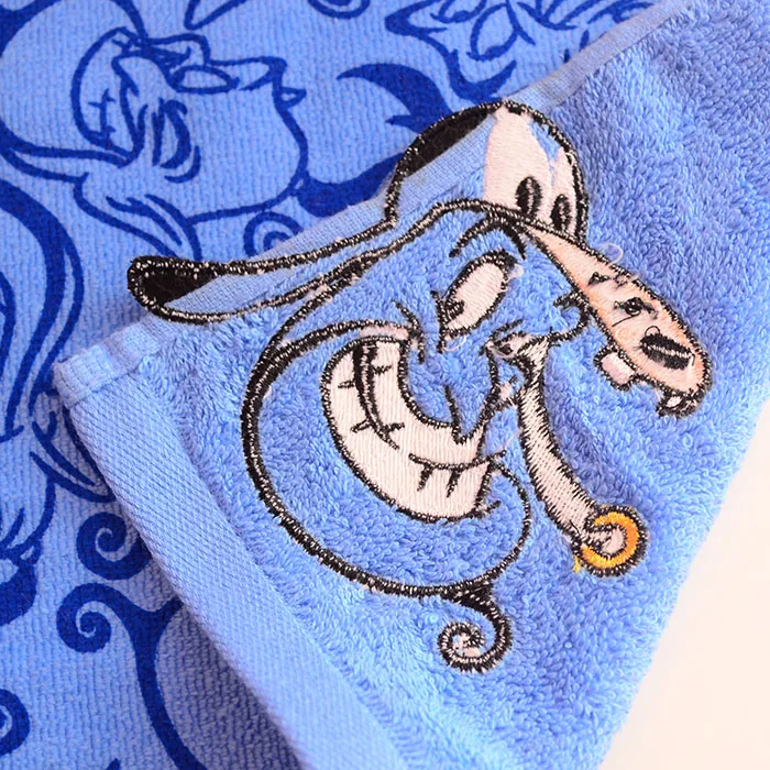 Горячая Распродажа хлопок Аладдин Синий Монстр лицо полотенце для рук лист детский подарок 35 см* 35 см