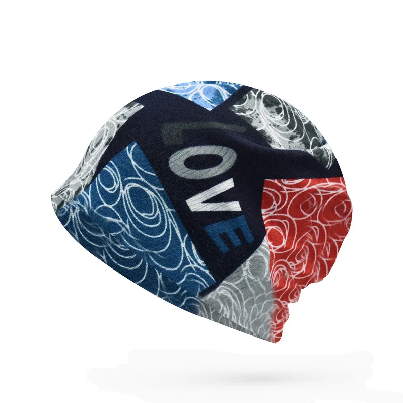 

Beanie Neckerchief Two-in-one Hat for Men Women Autumn Spring 5 Colors
