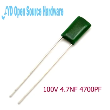 

200pcs polyester capacitors 2A472J 100V 4.7NF 4700PF