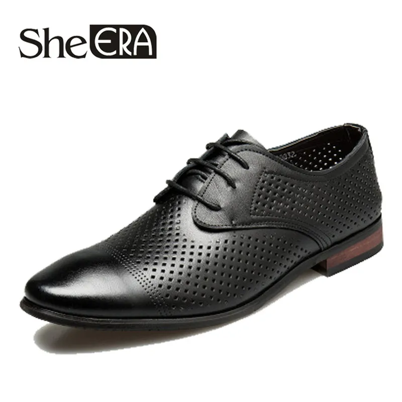 real leather oxfords