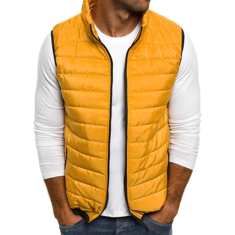 

ZOGAA 2019 Mens Vest Casual Outerwear Jacket Vests Coat Men Sleeveless Waistcoat Mens Parka Jackets Zipper Coat Man Clothing