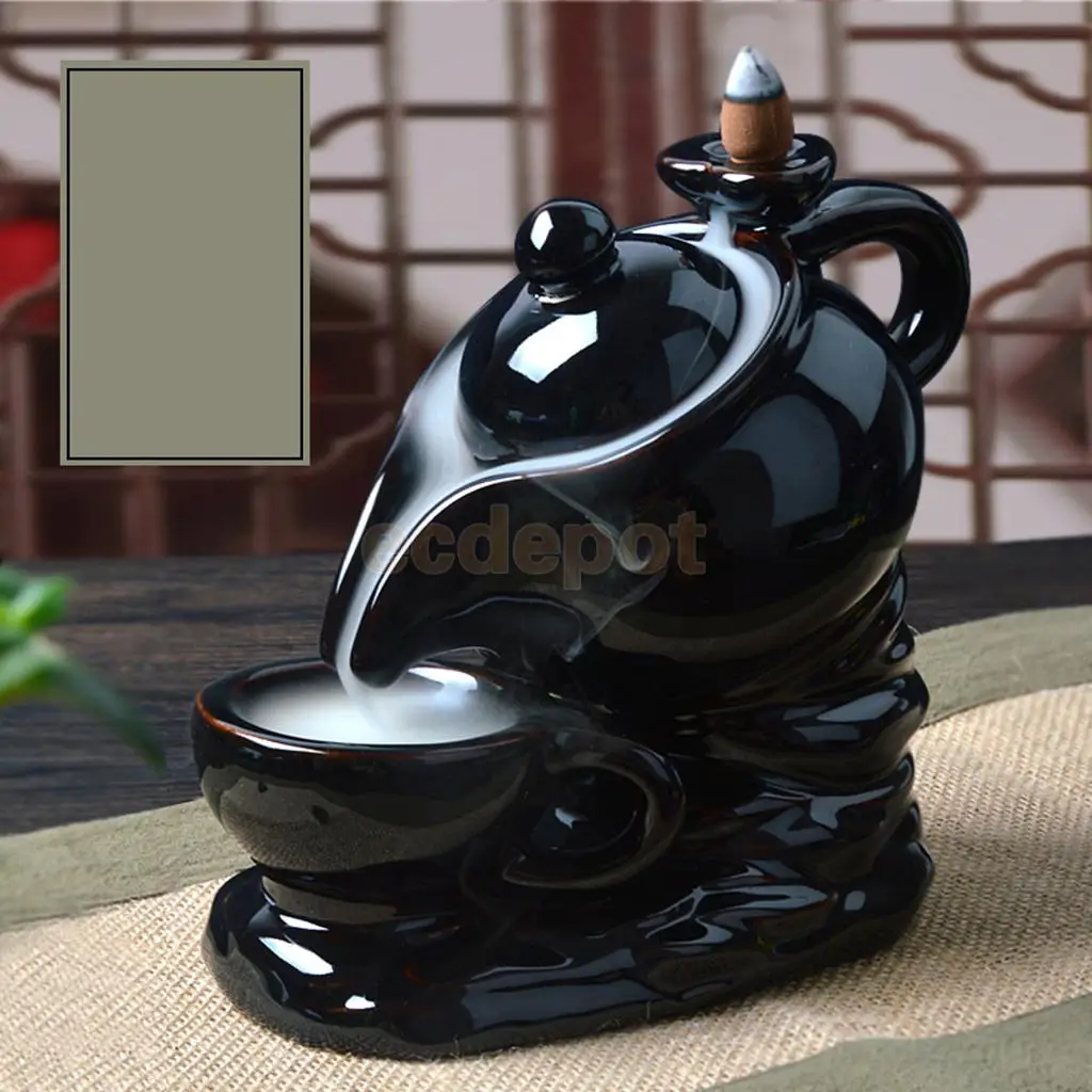 

Handmade Ceramics Incense Burner Holder For Cones & Sticks & Coil Blessing