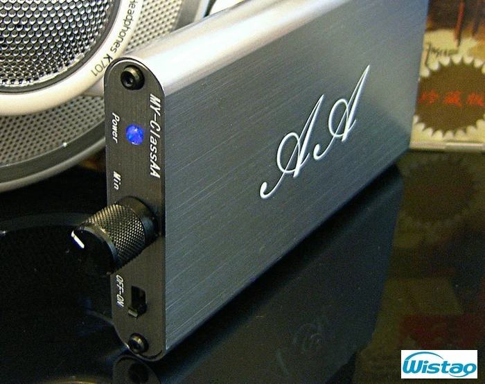 HIFI Headphone Amplifier Portable Ultra Class A Class AA OPA2604 plus LM4562 320Mw 16 300ohms Li Battery Ultra thin Body Audio