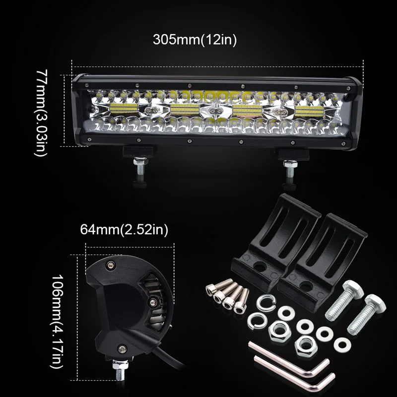 Safego, 5, 7, 9, 12 лет 17 20 дюйма 84 Вт 120W 180W 240W 360W 384W светодиодный рабочий светильник светодиодный бар светильник для мотоцикла Трактор Лодка внедорожный 4WD 4x4