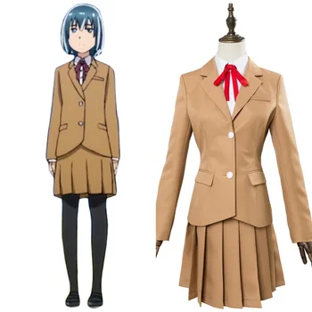 

Hot Anime Hinamatsuri Hina Yoshifumi Cosplay Costume School Uniform Dress Halloween Carnival Cosplay Costume