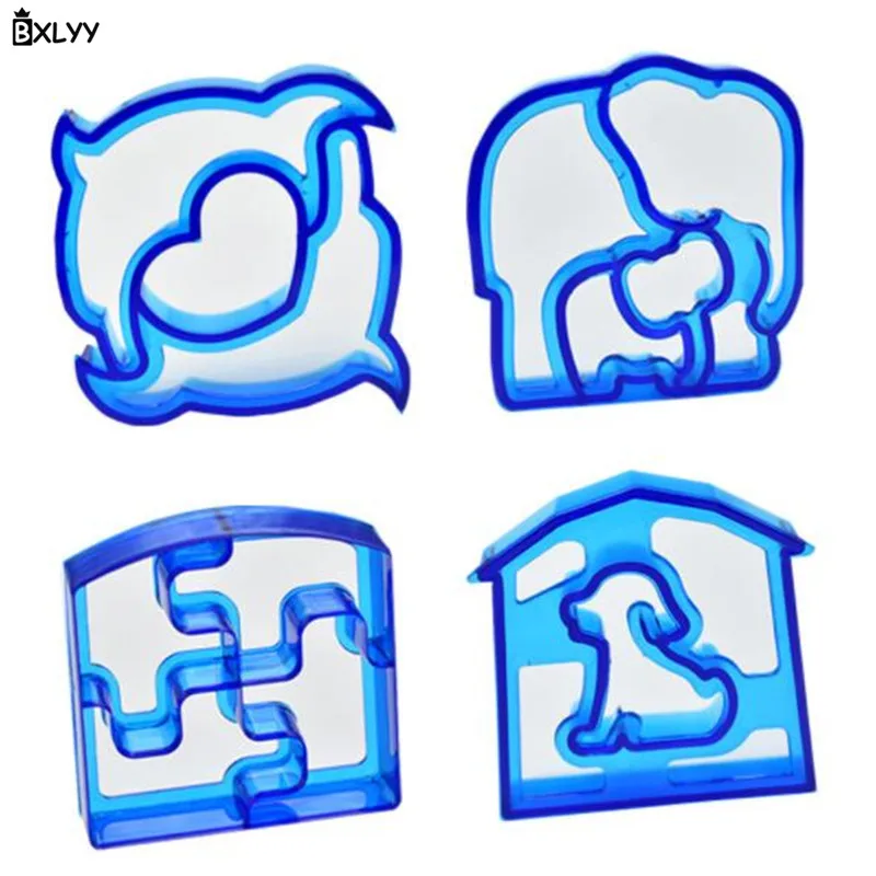 BXLYY горячий детский Ланч сэндвич DIY Форма для тостов печенье для тортов прессформы для резки Суши Пресс-формы для кухни Baby Shower.7z