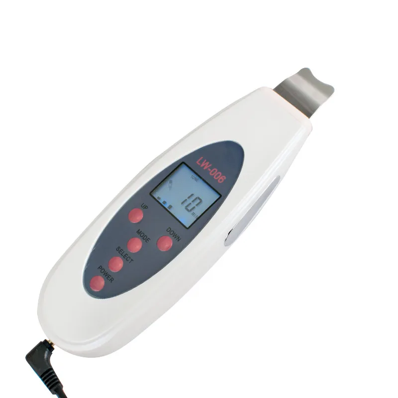 

Perfect Gift Mini LCD Display Ultrasonic Digital Facial Skin Care Scrubber Peeling Cleaners Machine For Xmas
