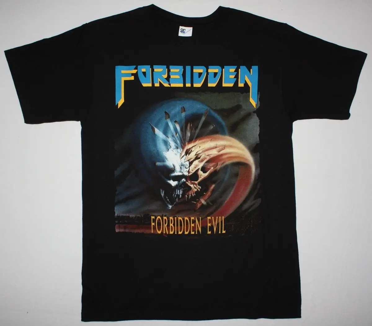 FORBIDDEN EVILྔ SLAYER BOSTAPH THRASH VIO LENCE Новая Черная футболка Удобная Повседневная с