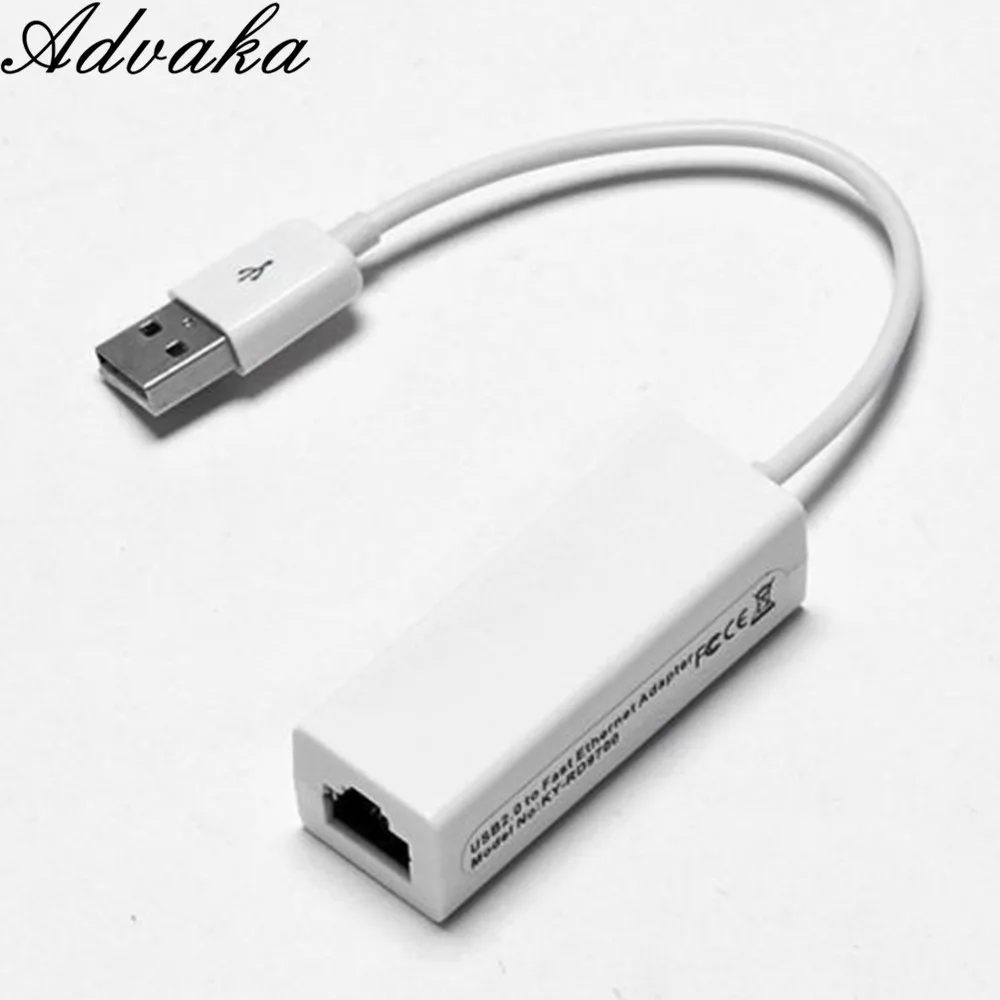 USB Ethernet Adapter USB 2.0 to RJ45 Lan Network Ethernet Adapter network Card For Apple MacBook Air переходник apple usb ethernet adapter mc704zm a mc704zm a