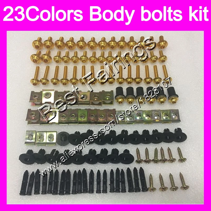 

Fairing bolts full screw kit For HONDA Pan-European ST1300 02 03 04 05 06 07 08 09 10 ST 1300 STX1300 Complete Body screws Nuts