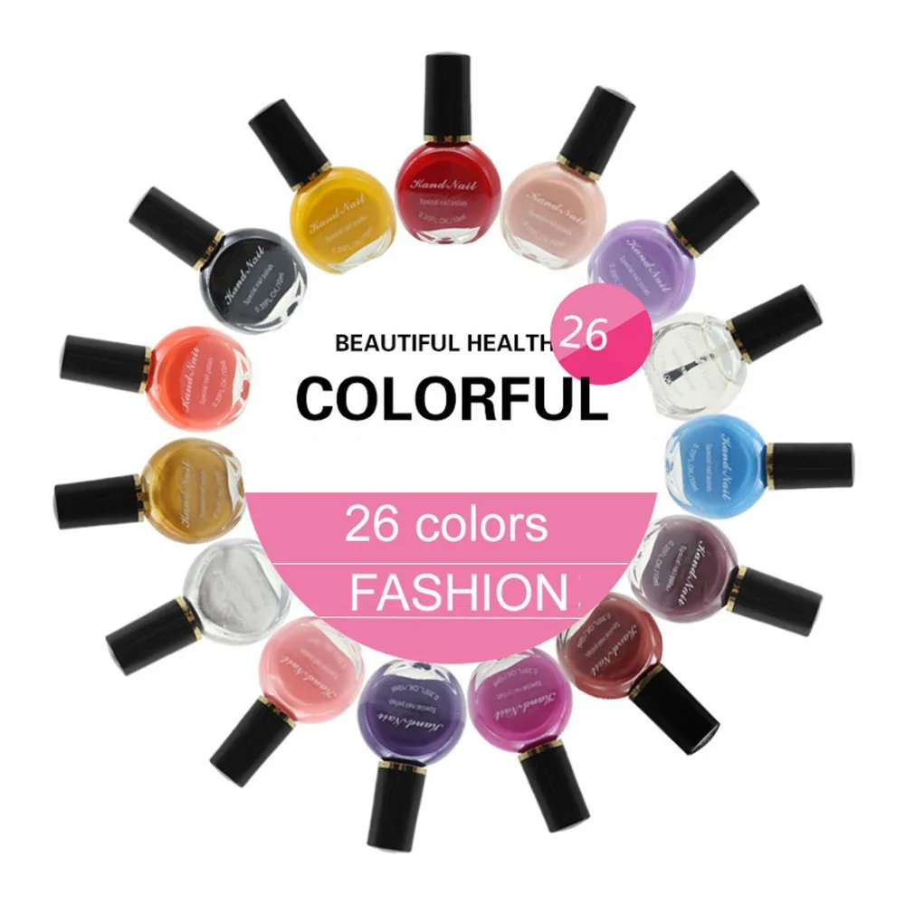 1Pcs 26 Colors Professional nail polish Painting Stamping Nail Varnish