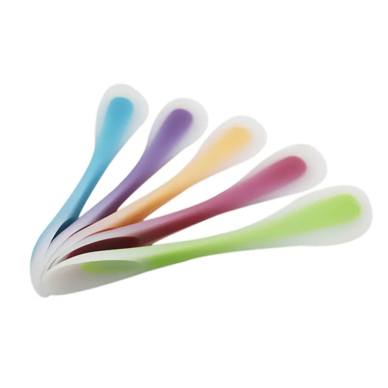 Double Side Silicone Spatulas Spoon Plastic Buttter Ice Cream Scoop