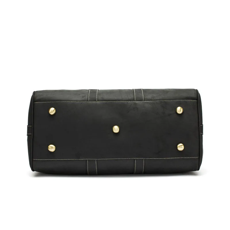Echte Business Männer Reisetasche Custom Retro Crazy Horseskin Große-kapazität schulter Tasche Tragbare Leder Duffel messenger Taschen