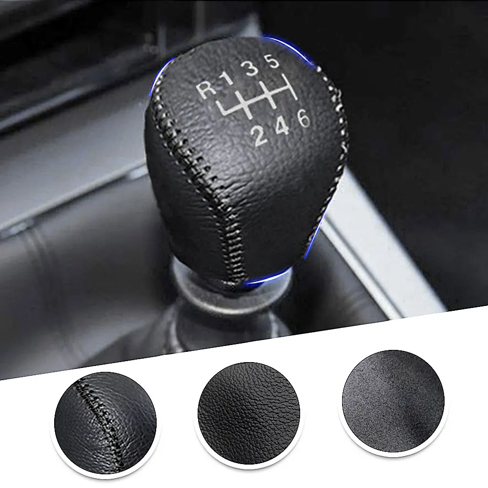 

Car Gear Cover PU Leather For Nissan Sentra 2012-2018 Tiida 2011-2016 X-TRAIL 2008-2013 Gear Shift Knob Cover Gear Shift Lever