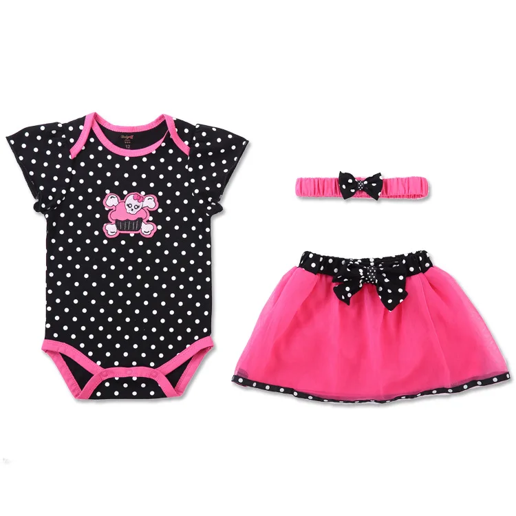 2016 baby boy crawling beautiful girl leotard Kazakhstan clothing dress three sets of clothes skirt headband