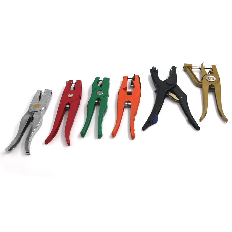 

Aluminum alloy ear tag plier for pig/sheep/cattle ear tag clamps animal certification tool five kinds free shipping