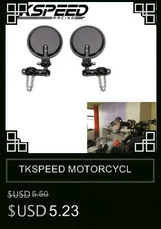 TKSPEED- CNC Aluminum Universal Motorcycle Rearview Side Mirror for R1 R6 ZX CBR GSXR HONDA suzuki Yamaha Kawasaki BMW